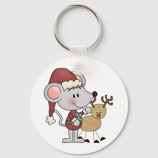 Christmas Mouse and Key Ring (Front)