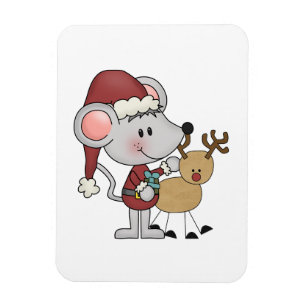 Christmas Mouse and Magnet