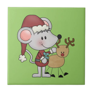Christmas Mouse and Tile