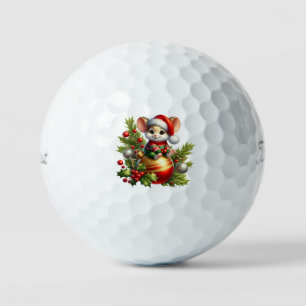 Christmas Mouse Golf Balls