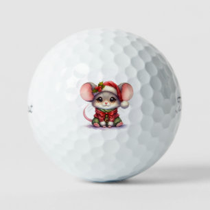 Christmas Mouse Golf Balls