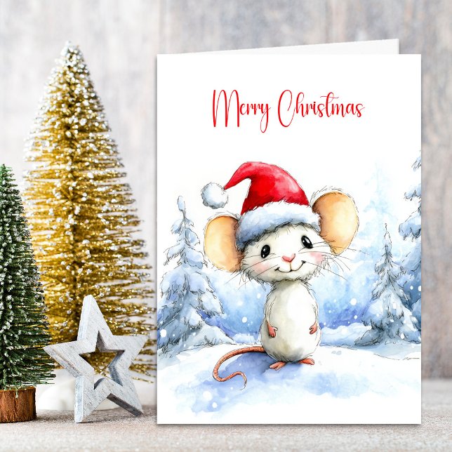 Christmas Mouse Holiday Card (Creator Uploaded)