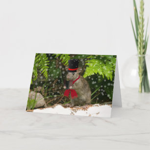 Christmas Mouse Holiday Card