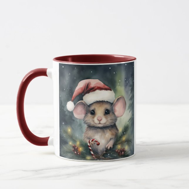Christmas Mouse Mug (Left)