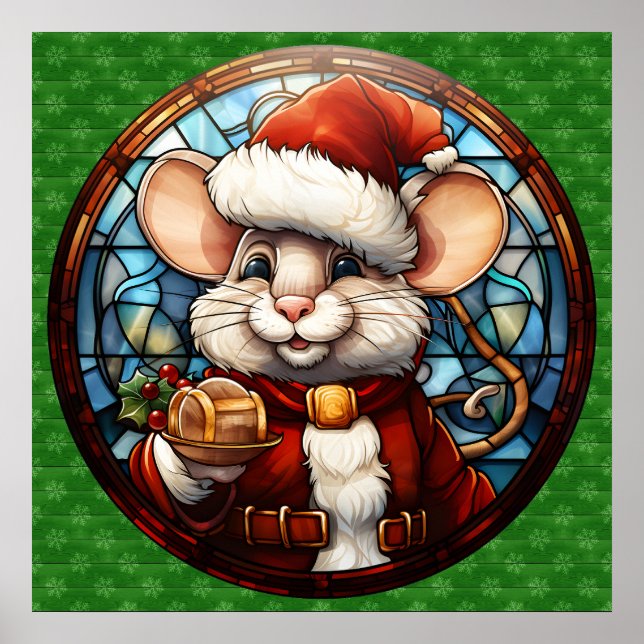 Christmas Mouse Poster (Front)