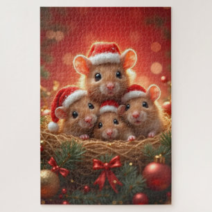 Christmas Mouse Puzzle