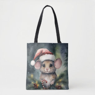 Christmas Mouse Tote Bag