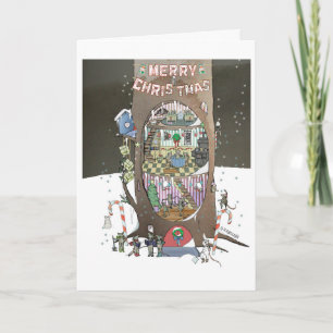 Christmas Mouse Tree Card