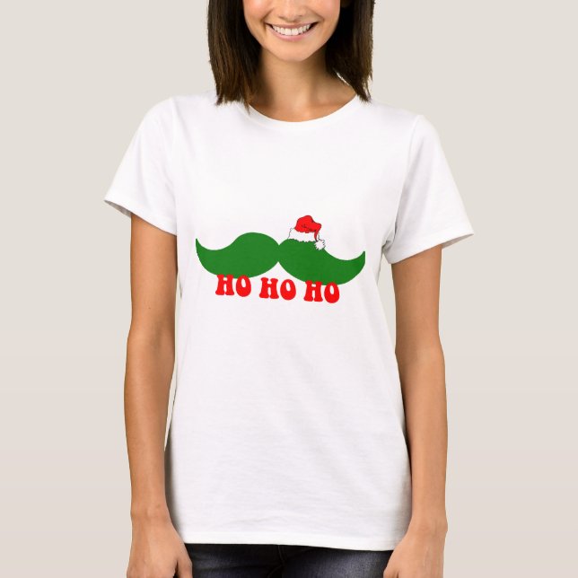 Christmas moustache T-Shirt (Front)