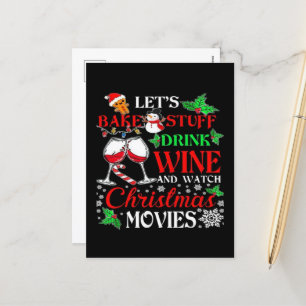 Christmas movie  holiday postcard
