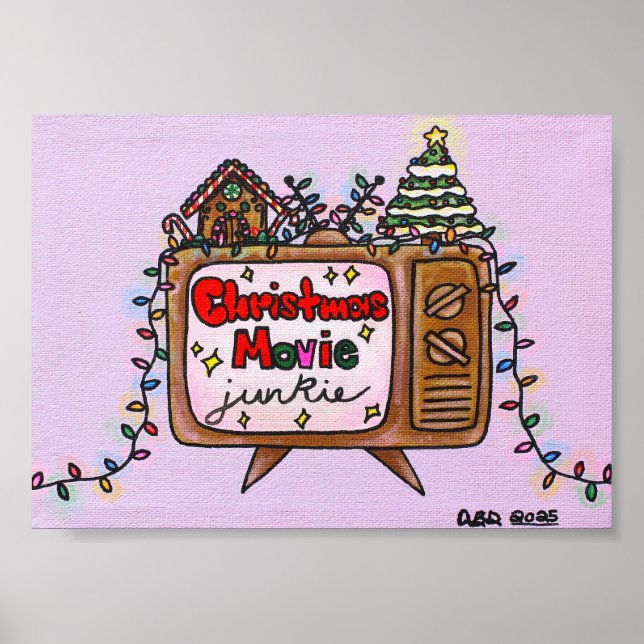 Christmas Movie Junkie 2025 - 5x7 Poster (Front)