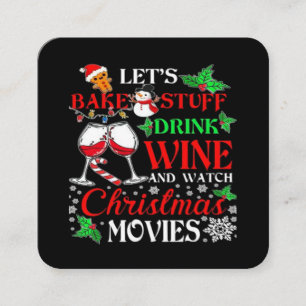 Christmas movie loyalty card