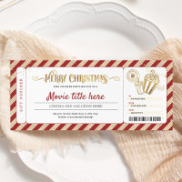 Christmas Movie Night Gift Ticket Voucher