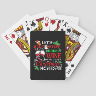 Christmas movie  playing cards