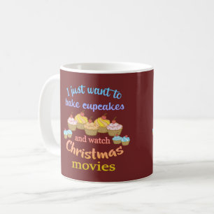 Christmas Movies and Cupcakes Coffee Mug