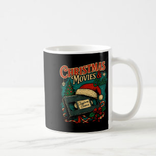 Christmas Movies Chill Retro Vhs Holiday Nostalgia Coffee Mug