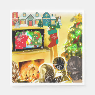 Christmas Movies Napkin
