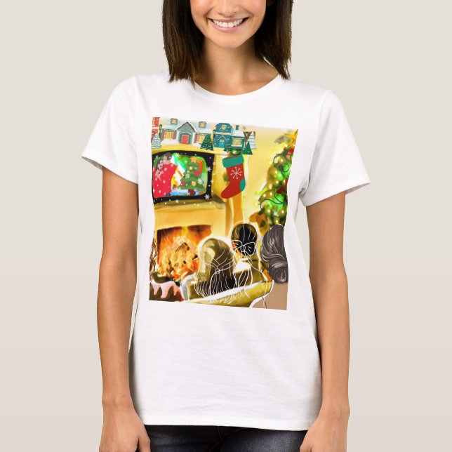 Christmas Movies T-Shirt (Front)