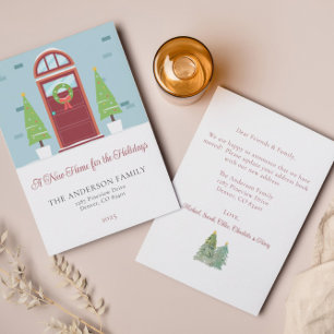 Christmas Moving Announcement Holiday Card