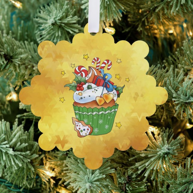Christmas muffin tree decoration card (Insitu (Tree))