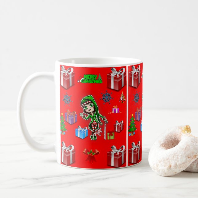Christmas Mug (With Donut)