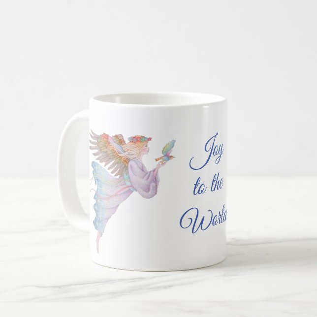Christmas Mug-Angels Coffee Mug (Front Left)