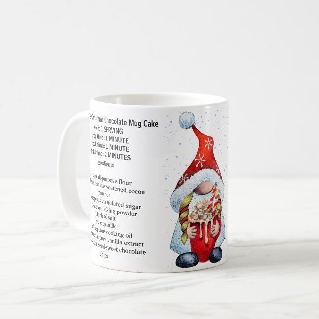 Christmas Mug Cake Recipe (Front Left)