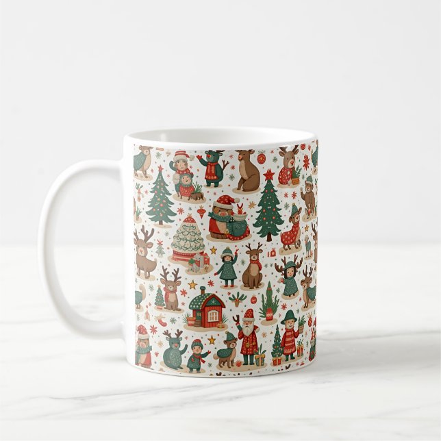 christmas  mug cup (Left)