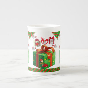 Christmas Mug, Elf Bone China Mug