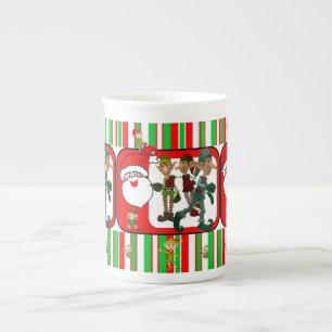 Christmas Mug, Elf Bone China Mug