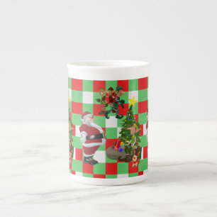 Christmas Mug, Elf, Merry Christmas Bone China Mug