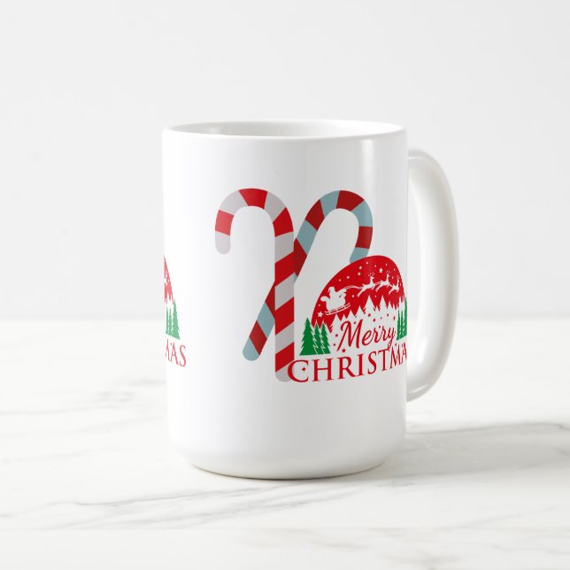 Christmas Mug – Festive Holiday Coffee Cup (Front Right)