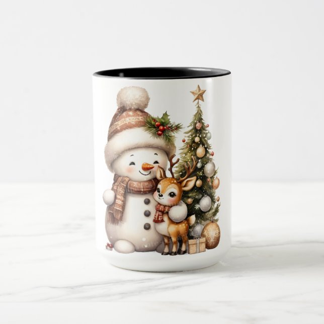 Christmas Mug | Festive Holiday Coffee Cup by Kali (Center)
