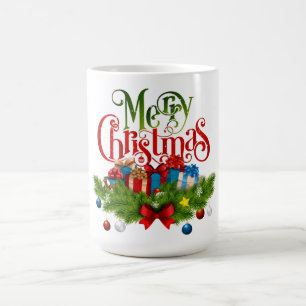 Christmas Mug Festive Holiday Coffee Cup by Kali