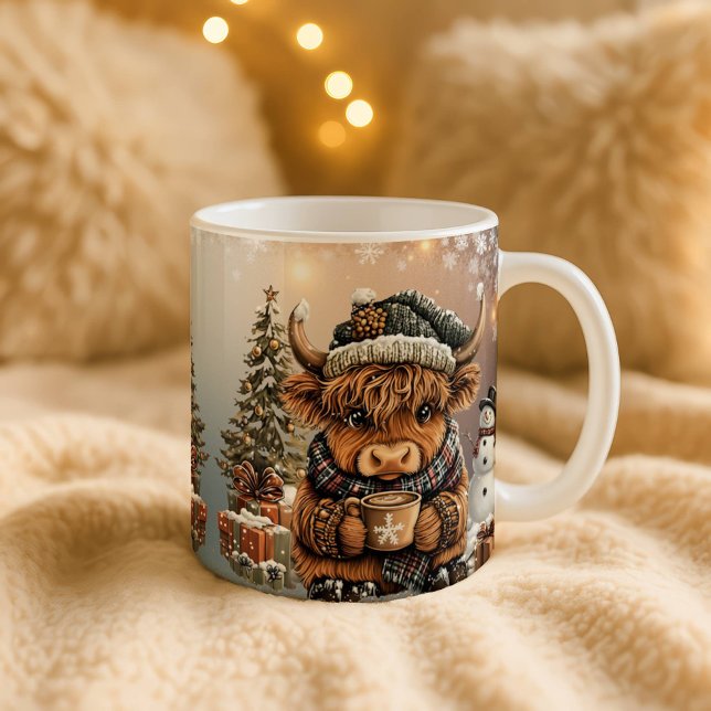  Christmas Mug  Highland Cow (Creator Uploaded)
