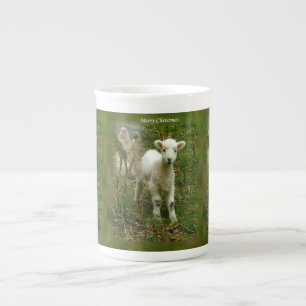Christmas Mug, Jesus Christ, Merry Christmas Bone China Mug