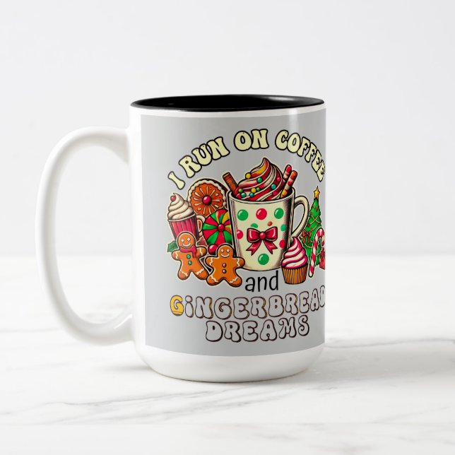 Christmas Mug Run on coffee and ginger bread dream (Left)