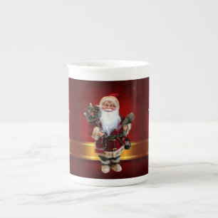 Christmas Mug, Santa Bone China Mug