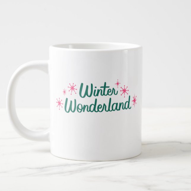 Christmas Mug – Sweet Holiday Cocoa & Coffee Cup (Left)