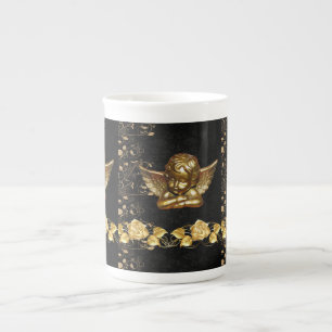 Christmas Mug, Vintage, Merry Christmas Angel Bone China Mug