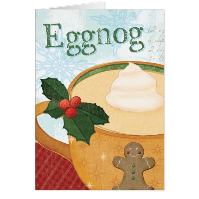 Christmas Mug with Eggnog (Front)