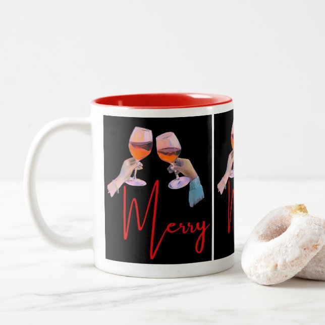 Christmas mugs (With Donut)