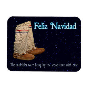 Christmas Mukluks Magnet