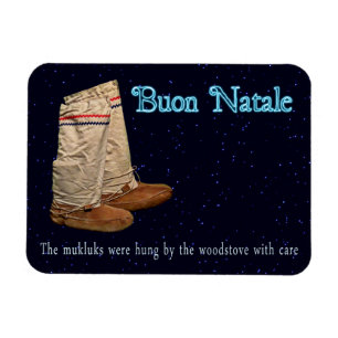 Christmas Mukluks Magnet