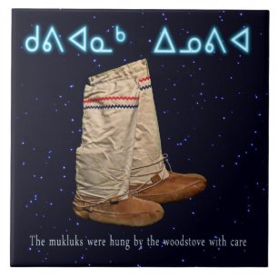 Christmas Mukluks Tile