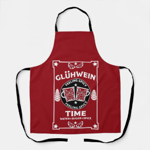 Christmas Mulled Red Wine Glühwein Apron