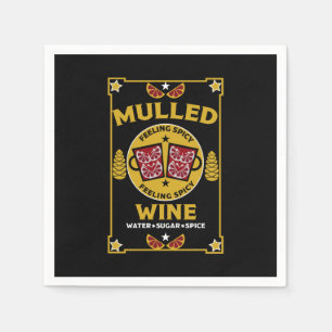 Christmas Mulled Red Wine Napkin