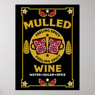 Christmas Mulled Red Wine   Poster