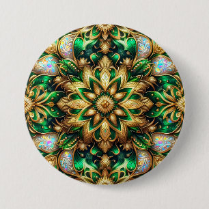CHRISTMAS ~ Multicoloured Button