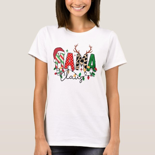Christmas Mum Claus - A Funny Christmas Gift  T-Shirt (Front)